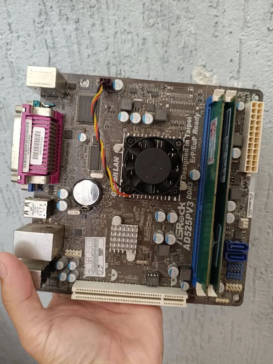 Placa com dual core e 4gb ddr3