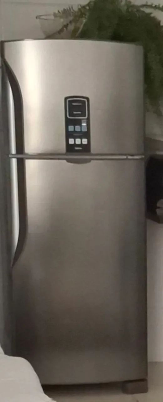 Geladeira inox 