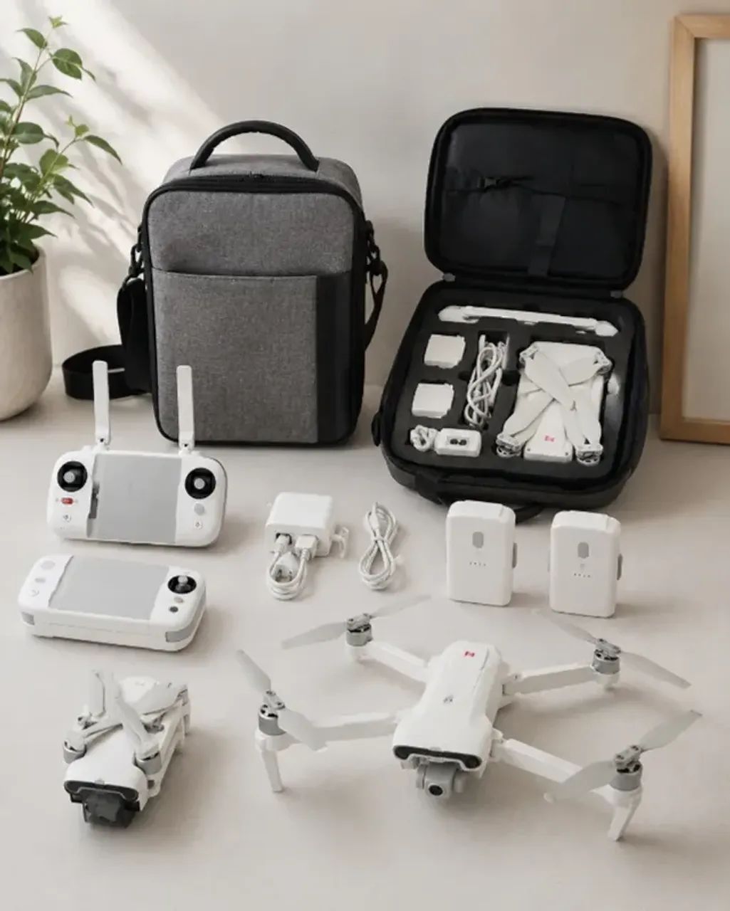 Drone FIMI X8 SE + Megafone, 2 Baterias Plus, Case e Kit Completo