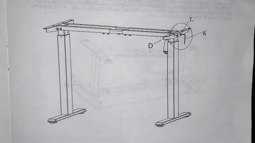 Mesa Eletrica Altura Regulavel