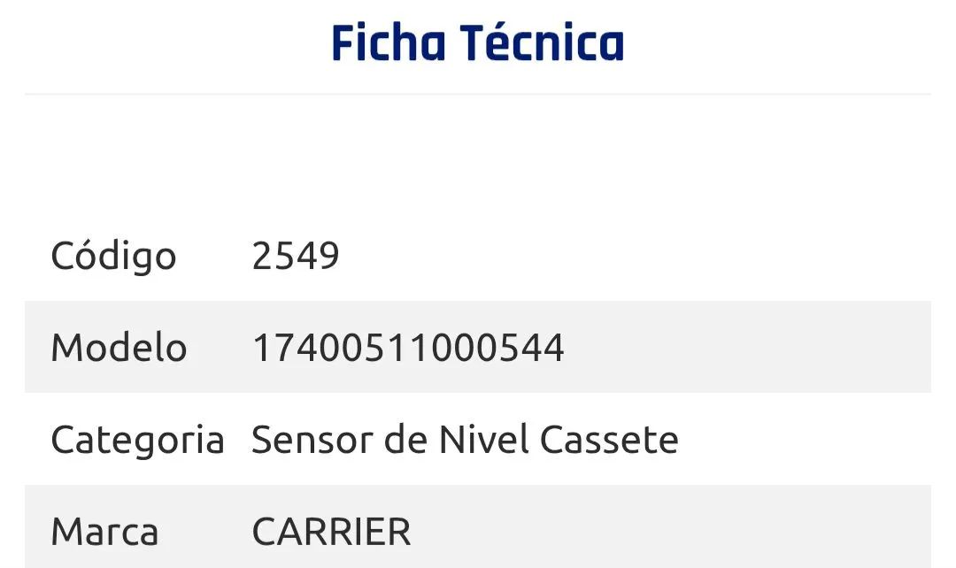 Sensor Boia Nivel Carrier - Foto 6