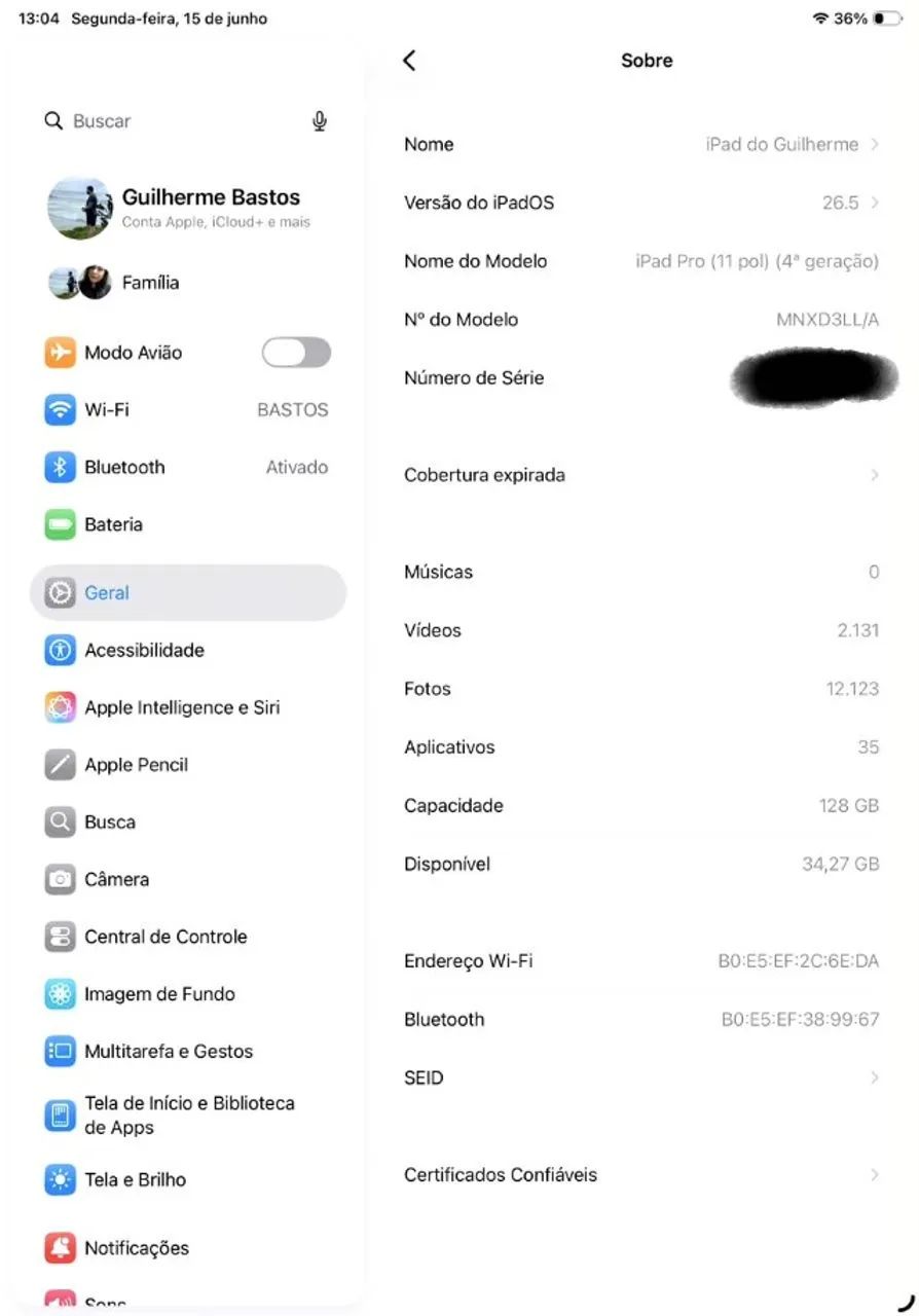 iPad Pro 11" (4ª Geração) 128GB + Apple Magic Keyboard - Foto 2