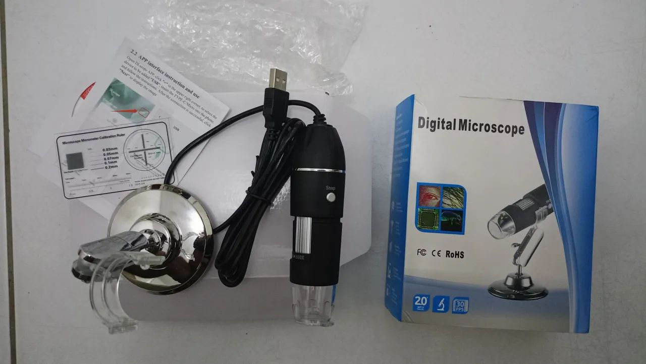 Microscópio pra Pc e celular 