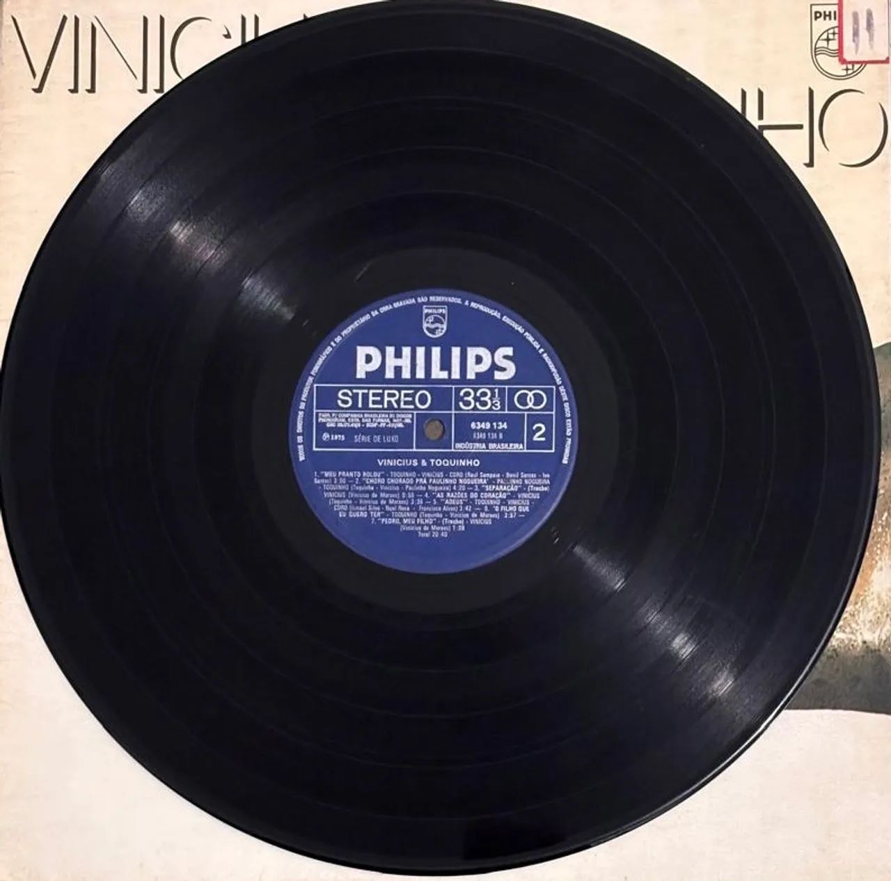 Toquinho e Vinicius de Moraes 1975 Lp Vinil - Foto 4