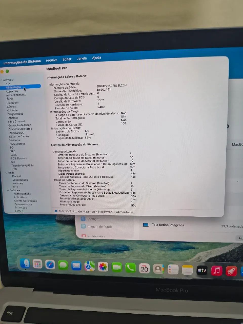 Macbook Pro M1 16GB / 512 SSD 13 Pol - Foto 4