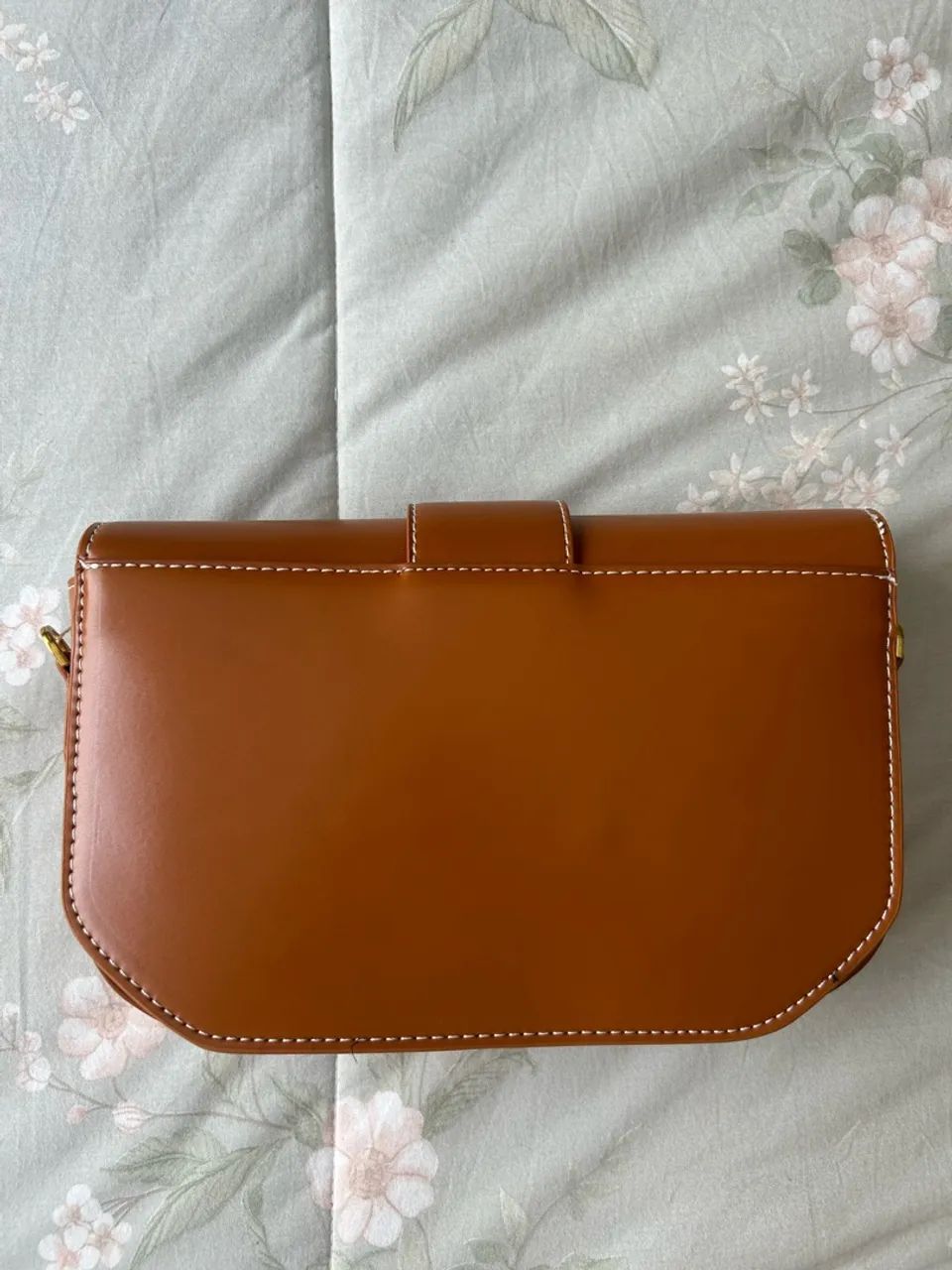 bolsa zara marrom/caramelo com alça extra - Foto 3
