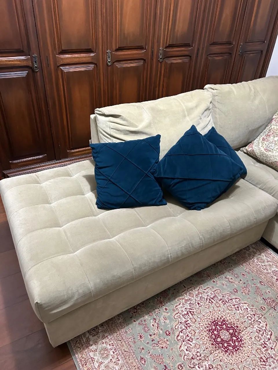 sofá com chaise longue sola sheslon - Foto 2
