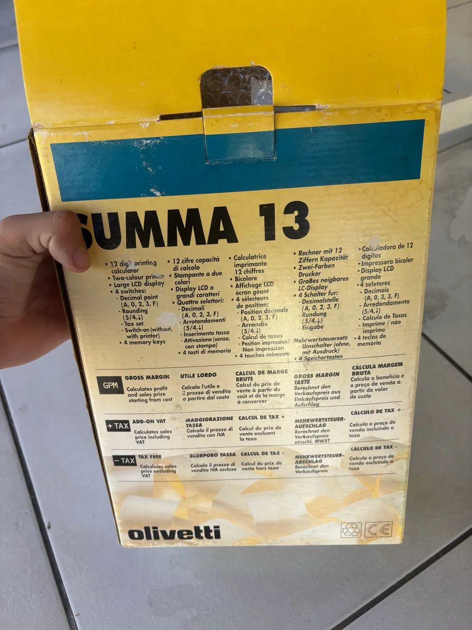 Calculadora Olivetti Summa 13 Plus - Foto 4