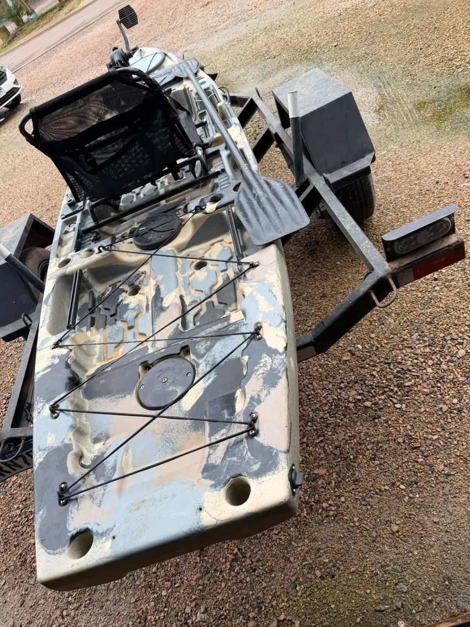 Vendo caiaque tork com pedal 