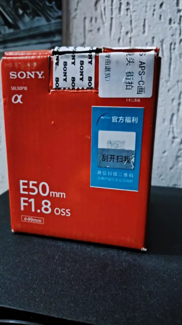 Lente Sony 50mm f1.8 OSS NA CAIXA!  - Foto 4