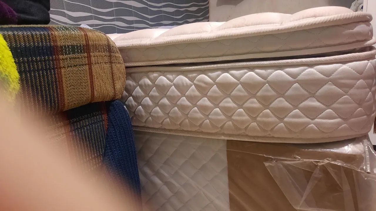 Colchão Visco Casal usado - Foto 3