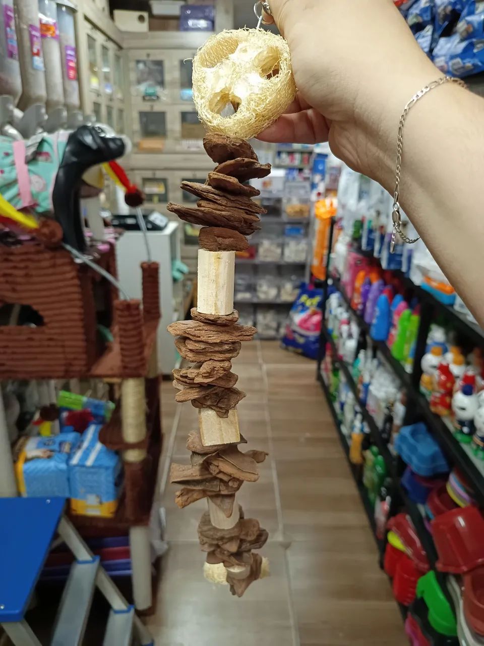 Brinquedo para pássaro 
