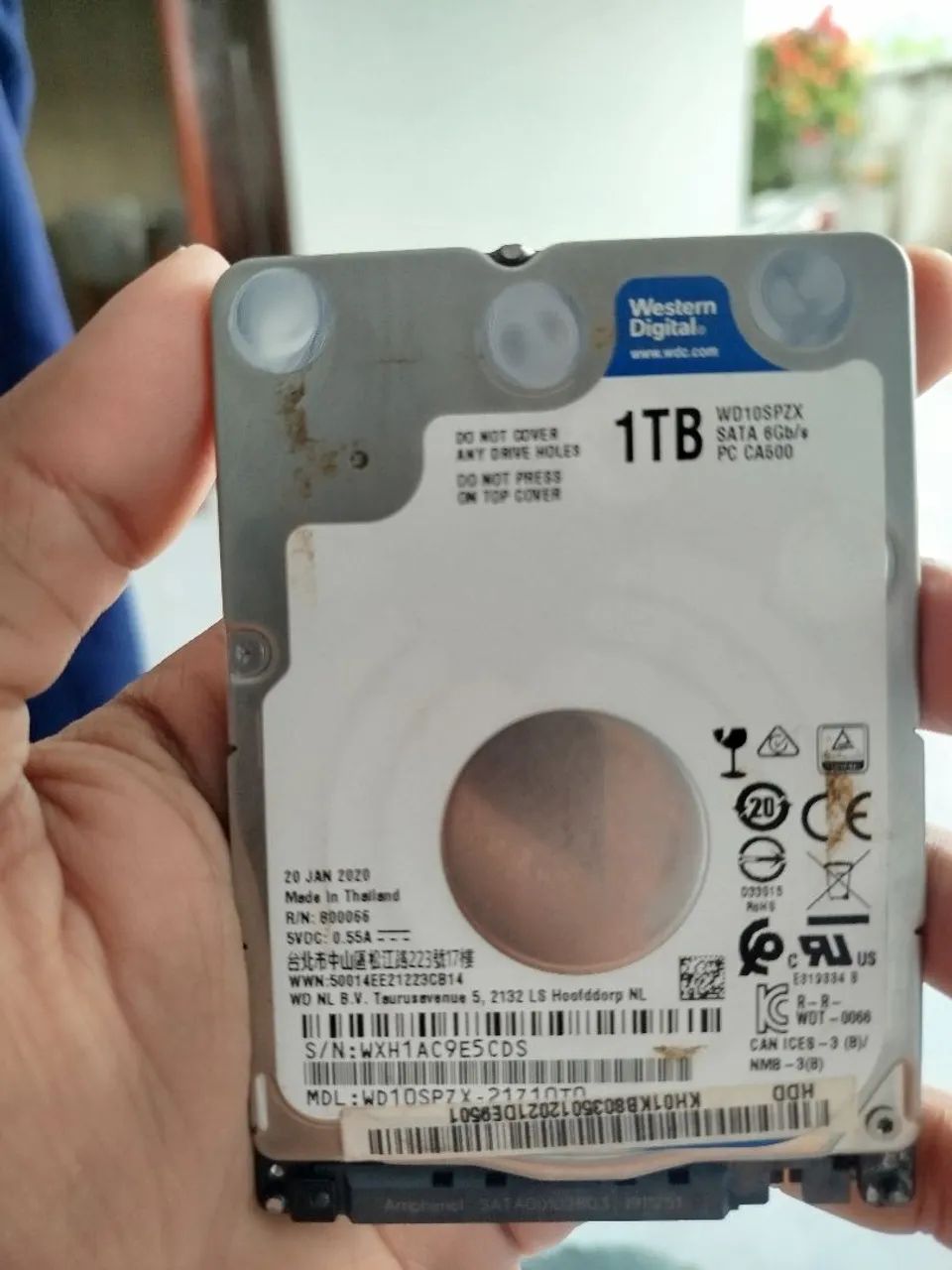 HD 1TB western digital original pra notbook - Foto 5