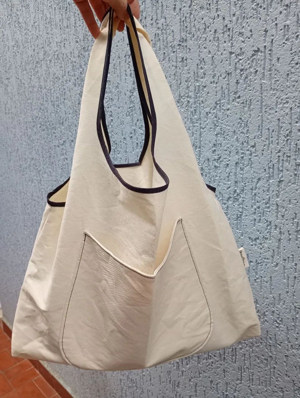 Eco Bag em Algodão Cru 100% Algodão | Reutilizável | Artesanal - Foto 3