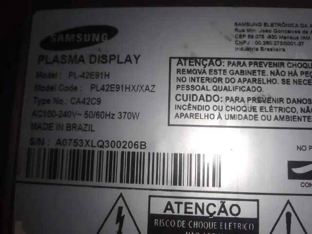 Tv Samsung 42 Polegadas pl42e91h (nao é smart) - Foto 4