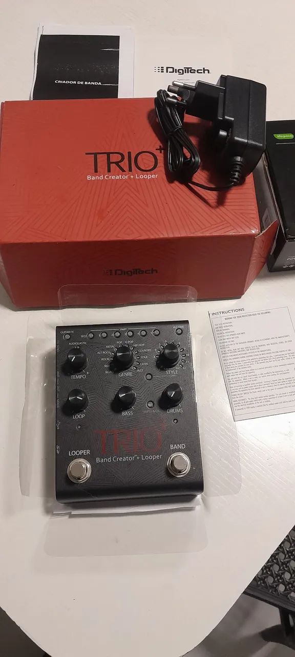 Pedal digitech trio band creator +looper 