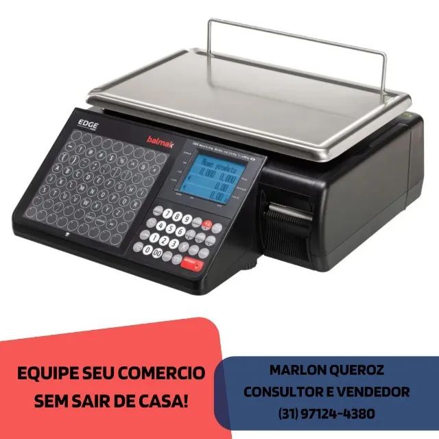 Balança Etiquetadora 32KG Balmak 220V Nova