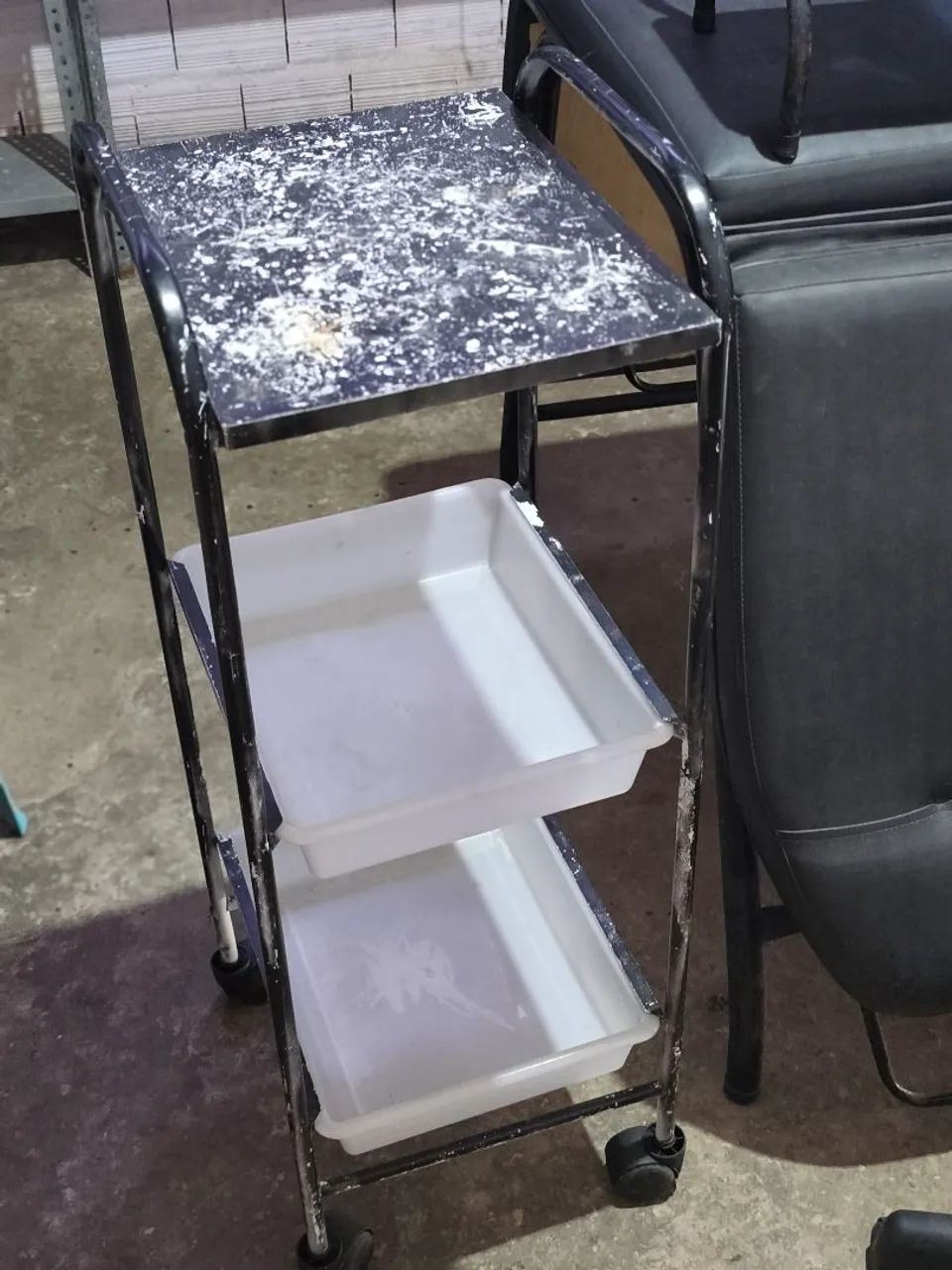 Carinho Auxiliar + Cadeira + Maca E Escada  - Foto 2