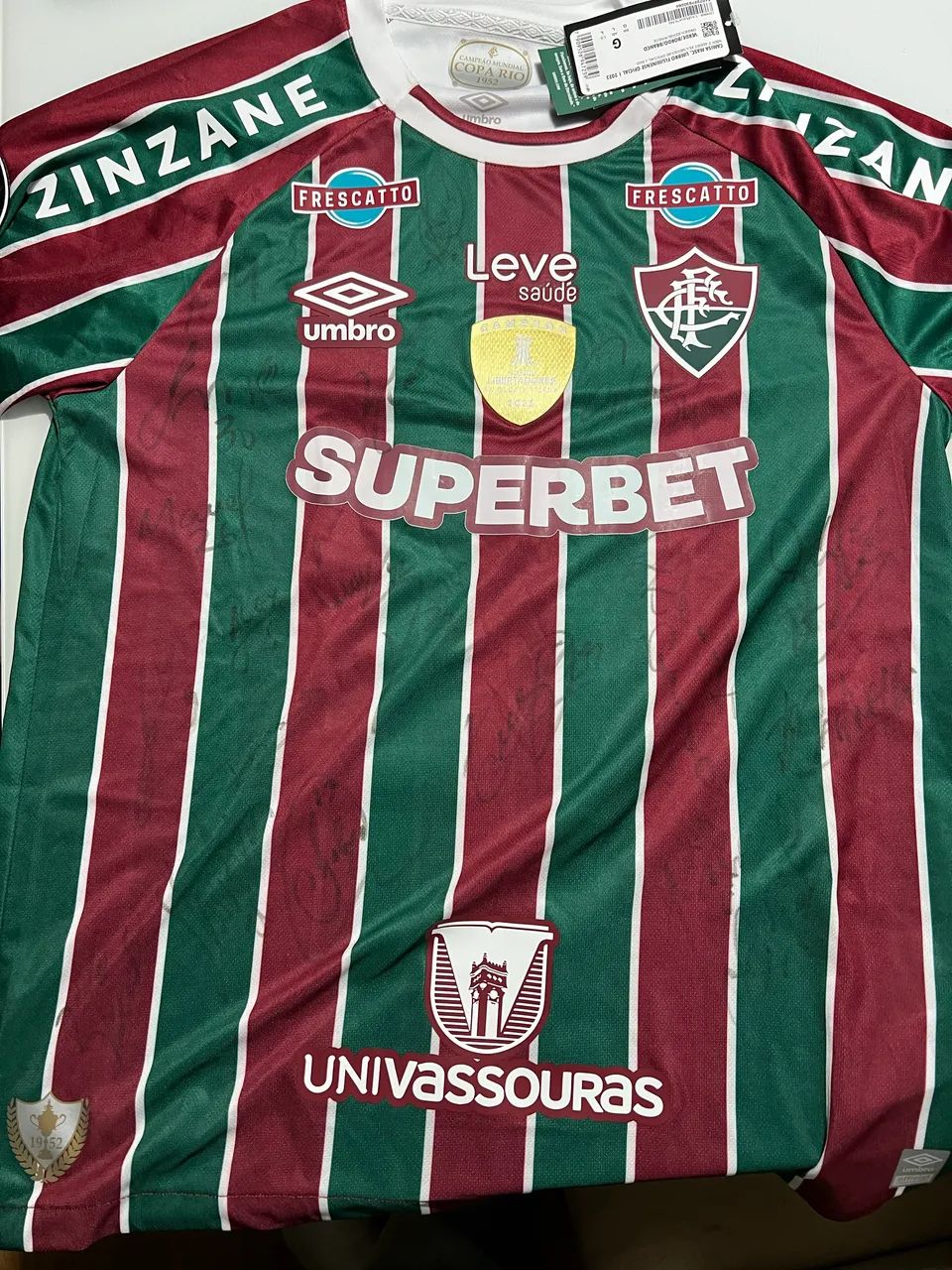 Camisa Oficial Fluminense Autografada