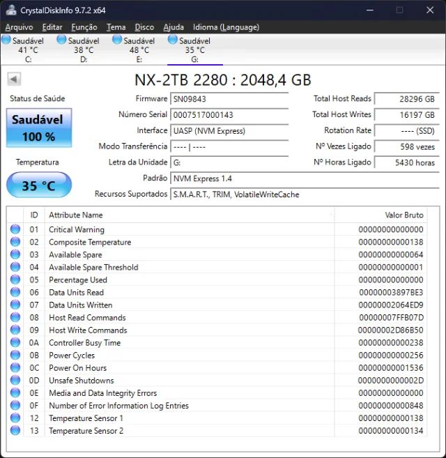 SSD M.2 Kingspec NVMe 2tb - Foto 3