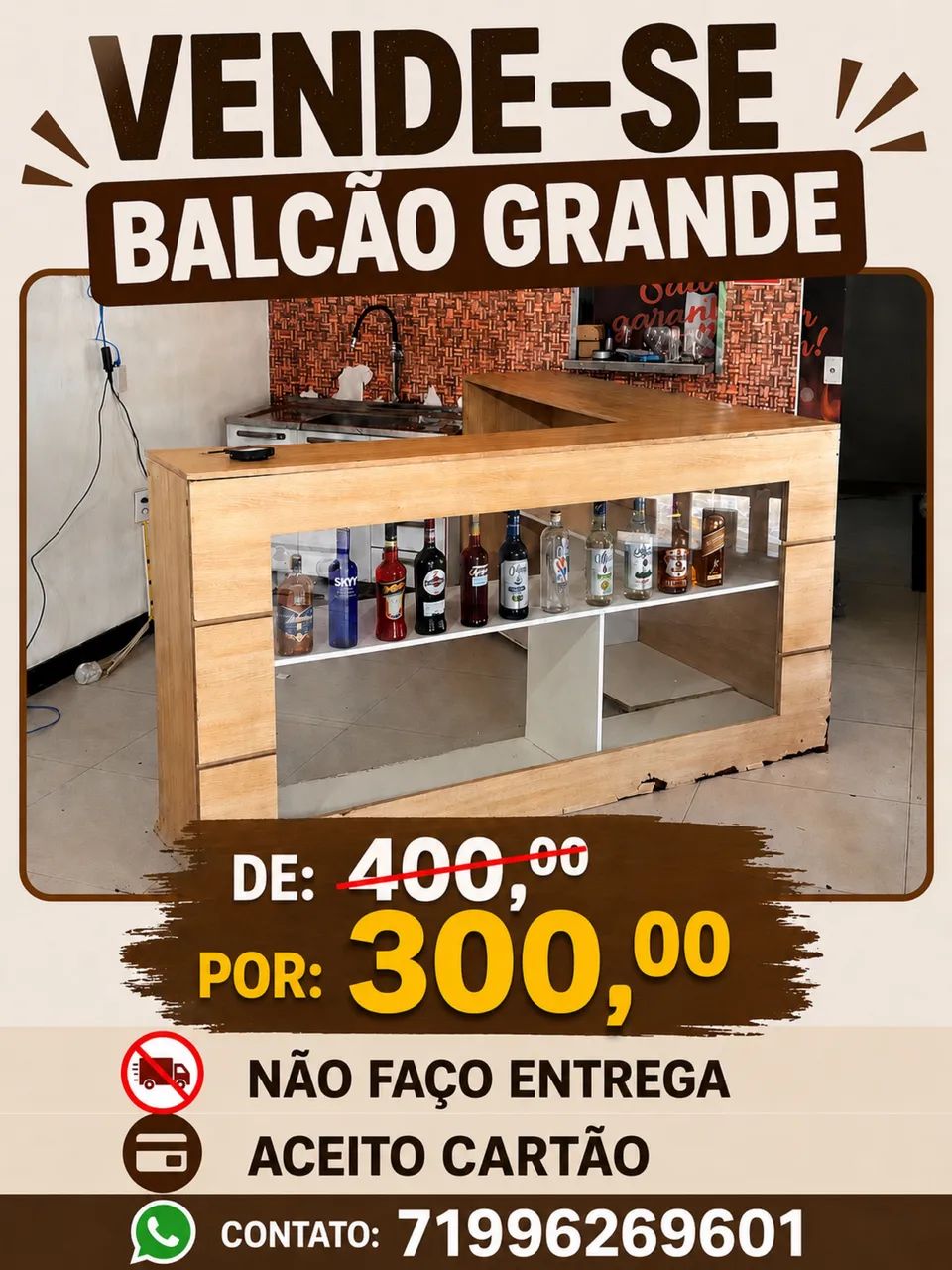 Vendo Balcão grande 