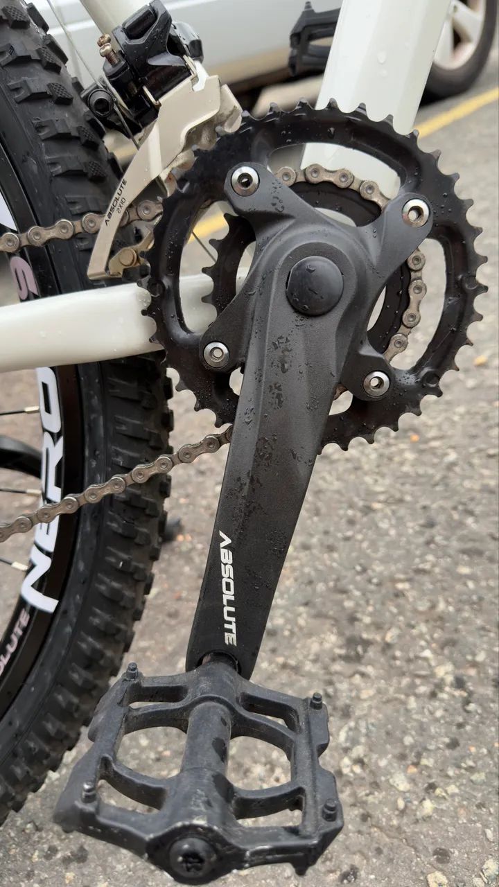 Bicicleta Absolte branco pérola V - Foto 4