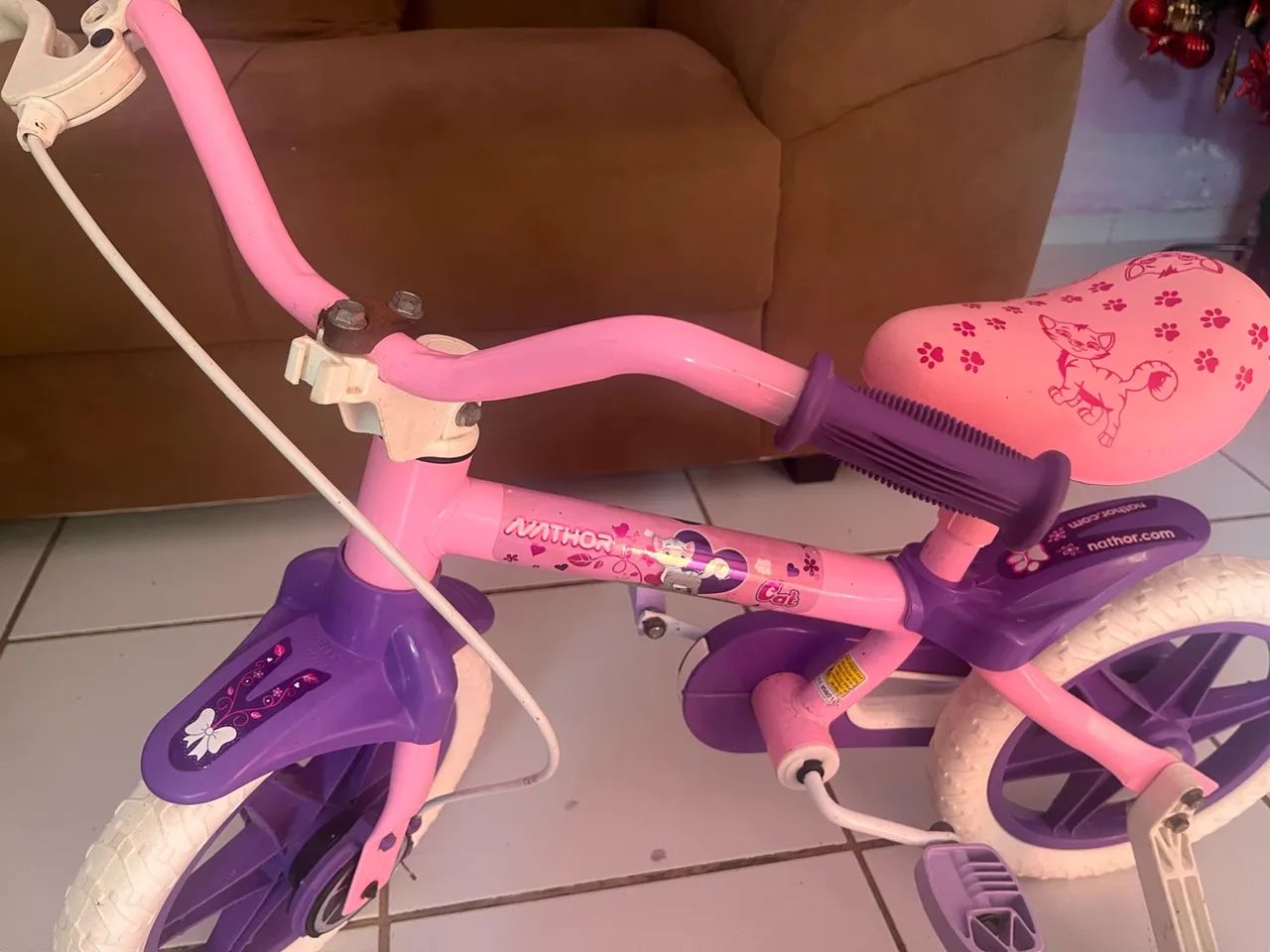 Bicicleta infantil rosa - Foto 2