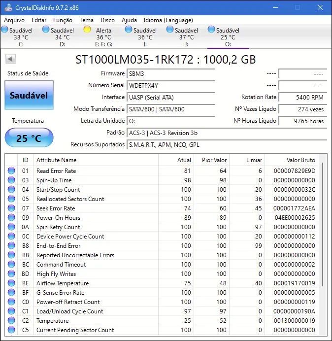 Hd externo Seagate 1TB