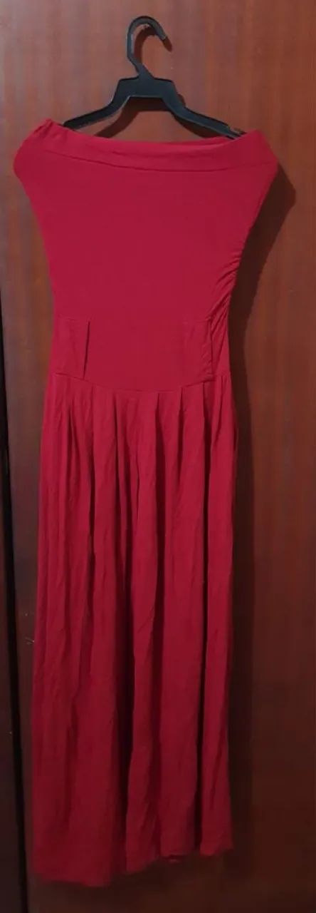 Macacão Vermelho Tomara que Caia