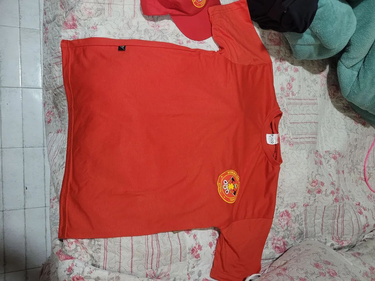 Uniforme de bombeiro civil bone, camiseta e calca - Foto 2