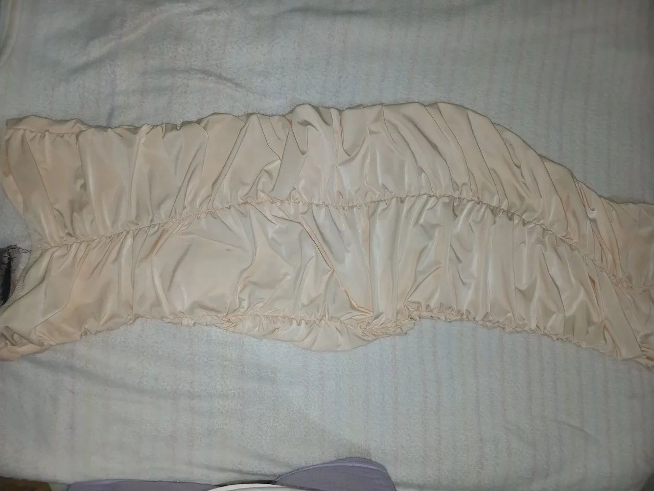 Vestido Shein Nude Usado Uma Vez - Foto 3