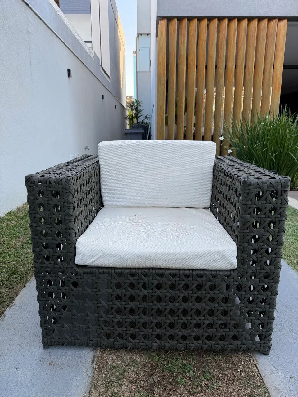 Jogo Sofá + 2 Poltronas - Área Externa - Foto 4