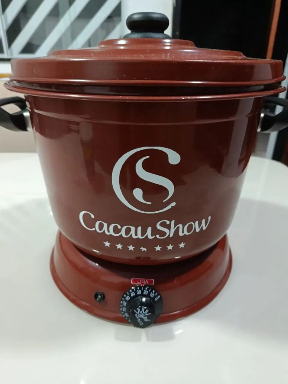 Derretedeira elétrica de chocolate da Cacau Show