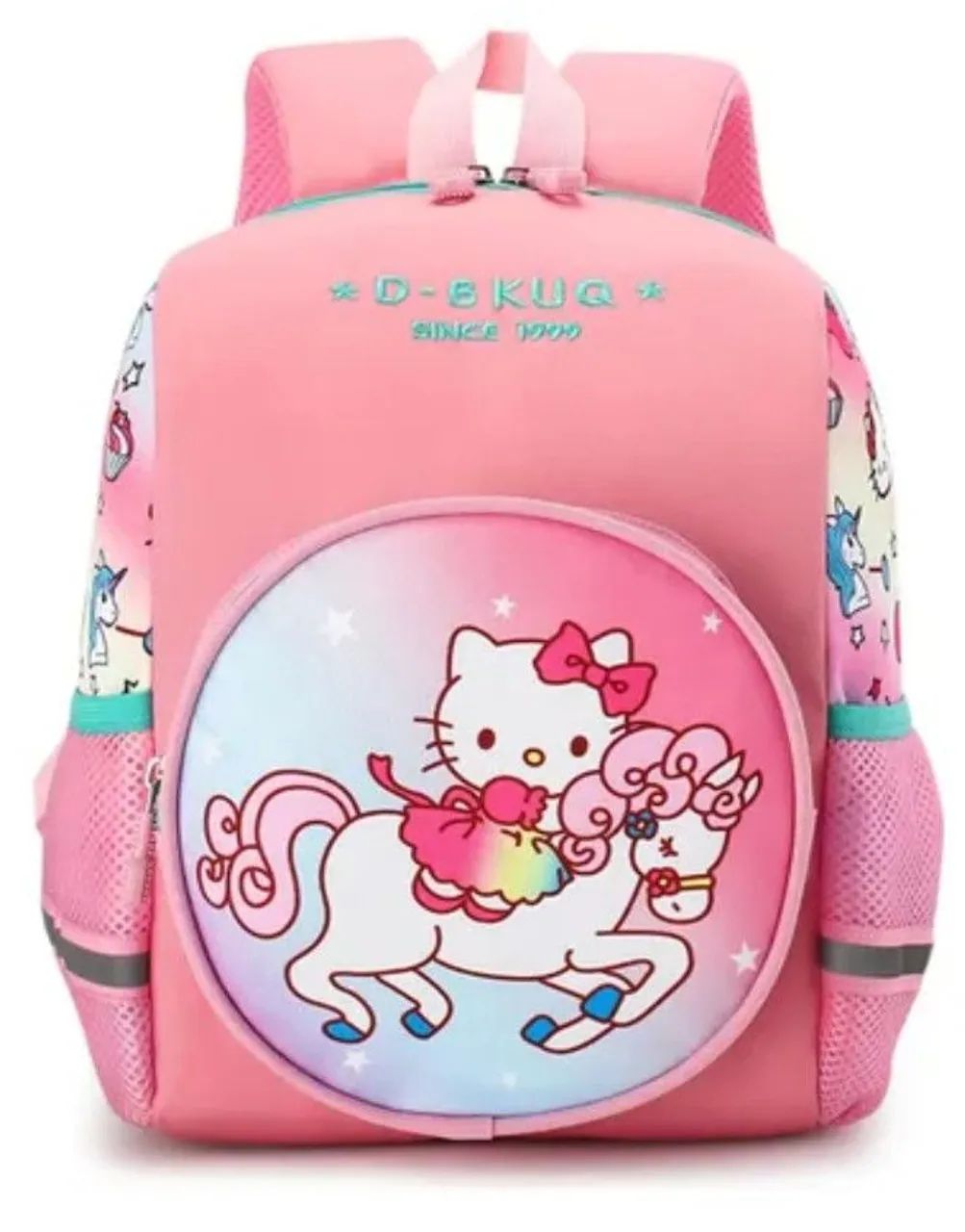 Mochila escolar infantil hello Kitty Rosa 