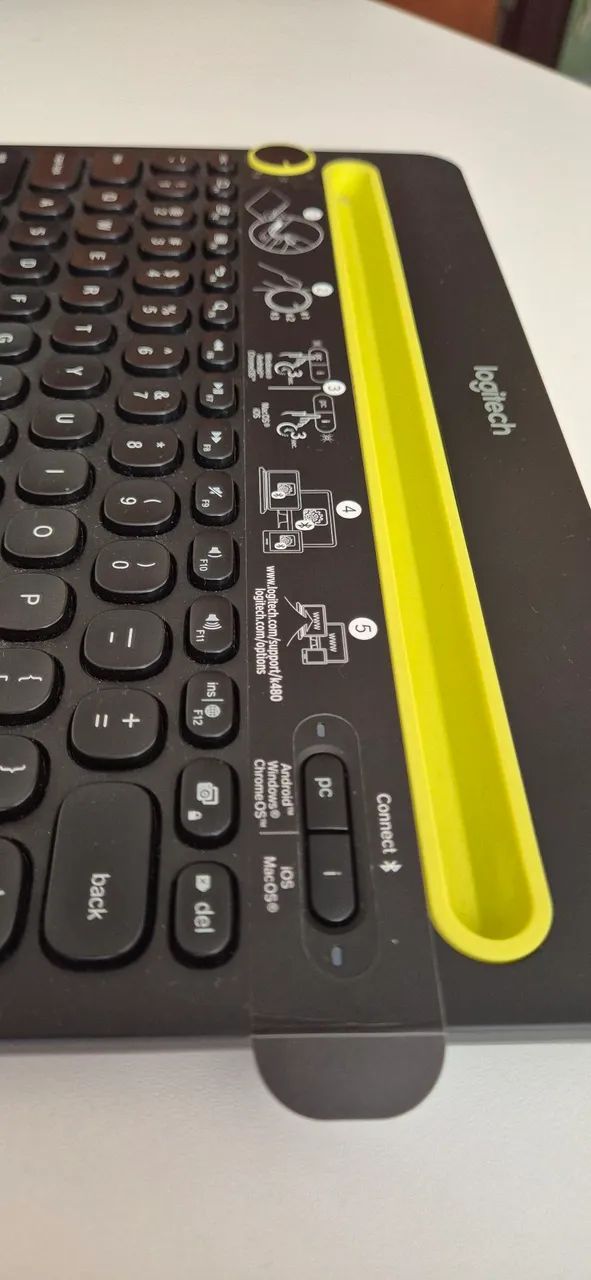 Teclado Bluetooth Logitech K480 - Conecta em 3 dispositivos ao mesmo tempo.  - Foto 3
