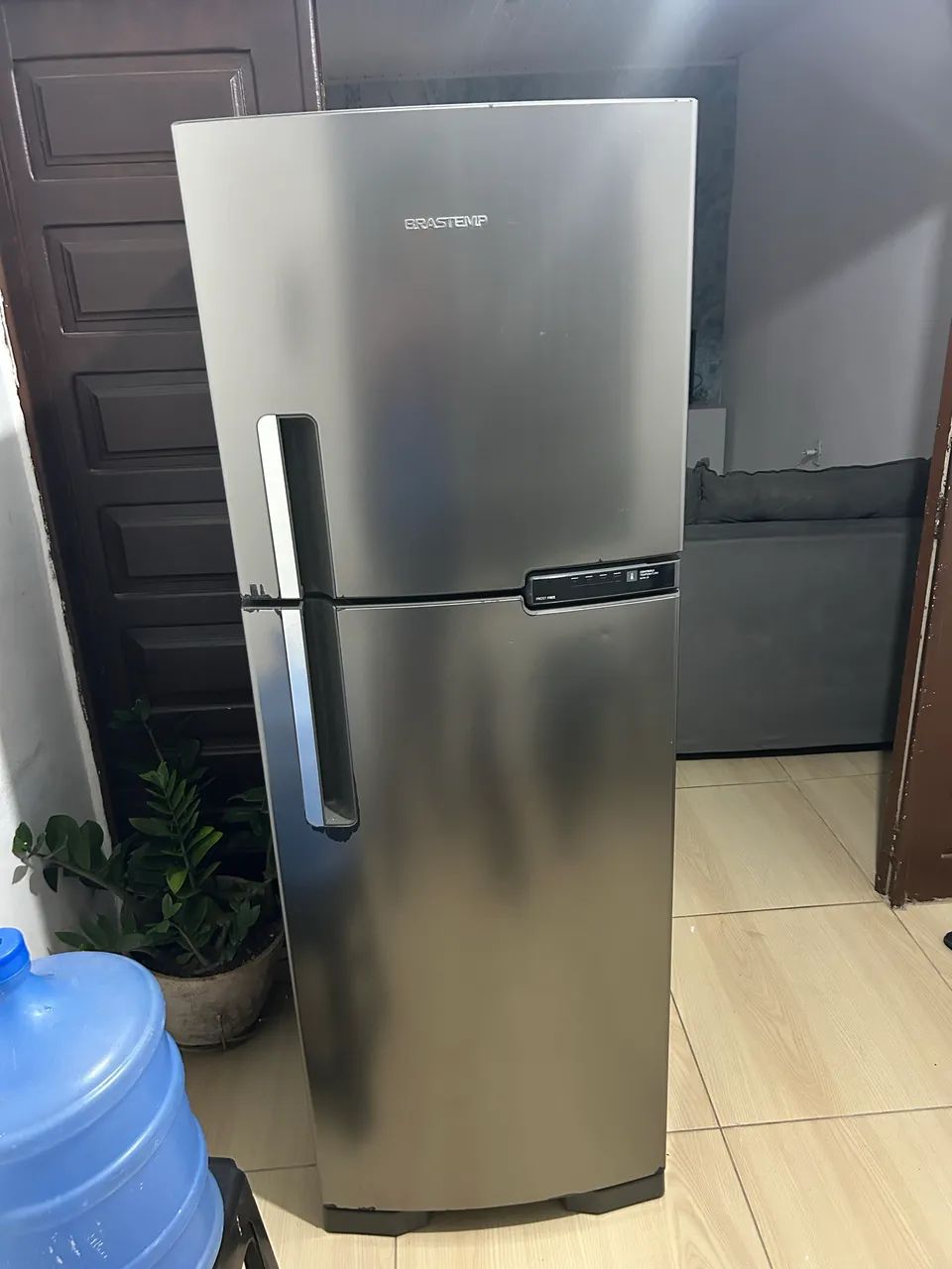 Geladeira Brastemp Inox 110v com trasnsformador