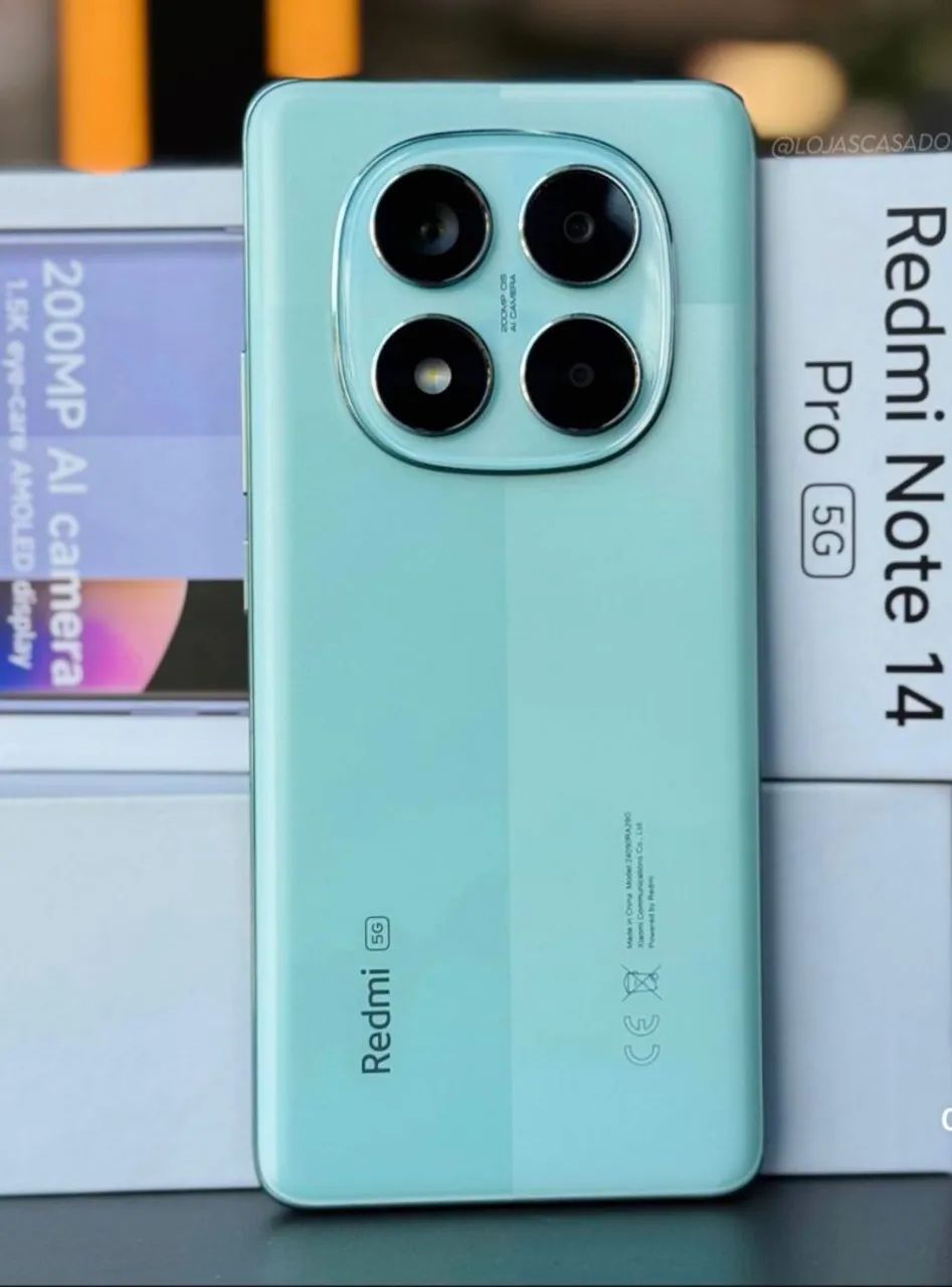 Note 14 Pro 5G - Verde Tooop - 256/8 - Global - Reposição 