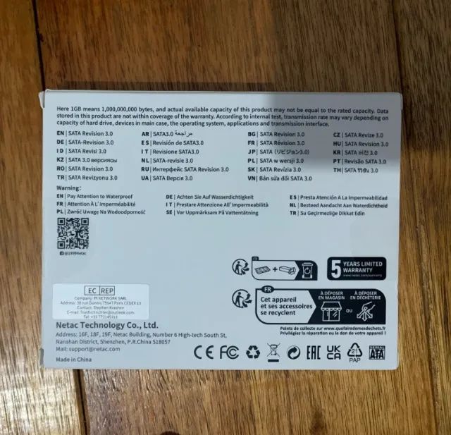 SSD de 128gb Netac432209042217390081