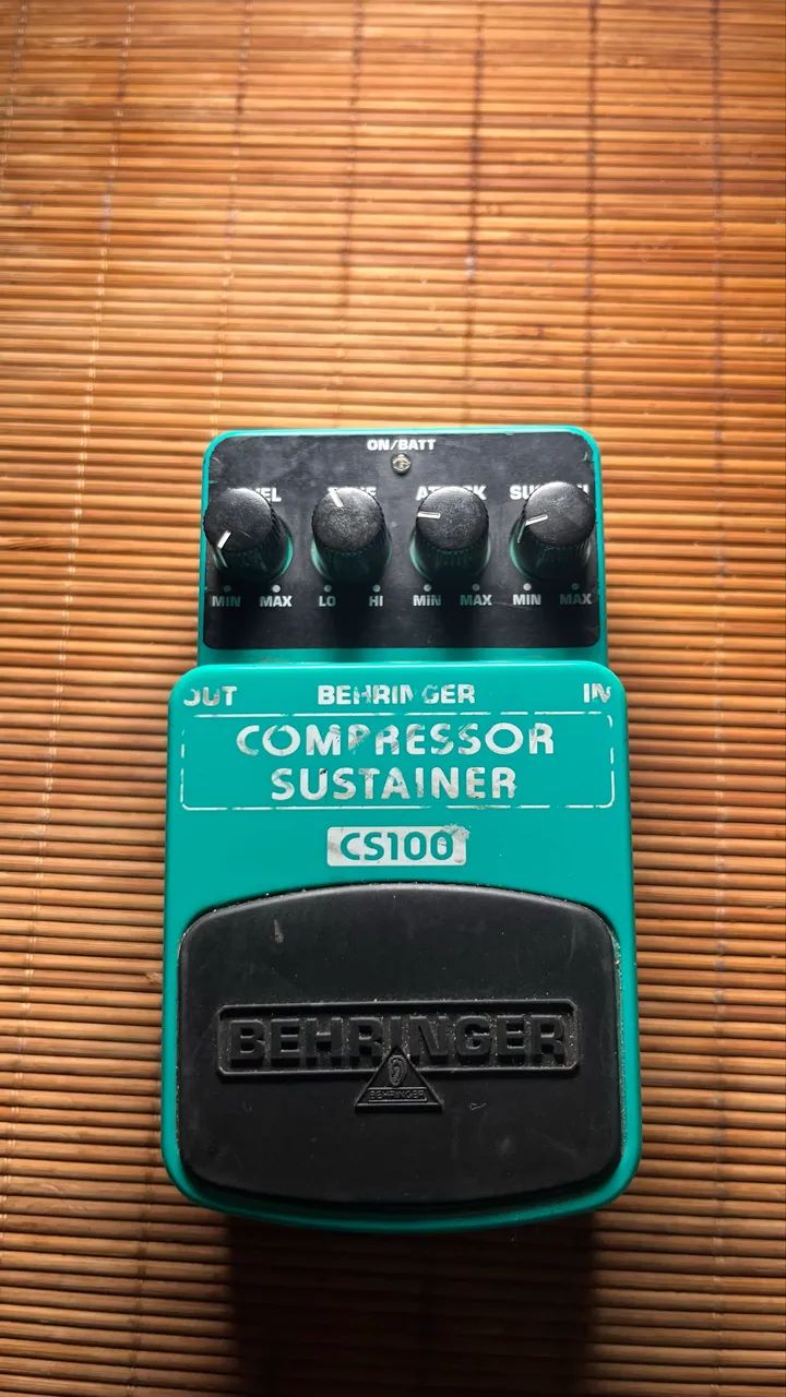 Pedal Guitarra Behringer CS100 Compressor Sustainer - Foto 5