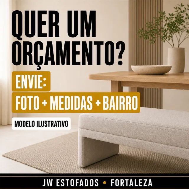 Banco estofado sob medida para sala de jantar | Fortaleza - Foto 4
