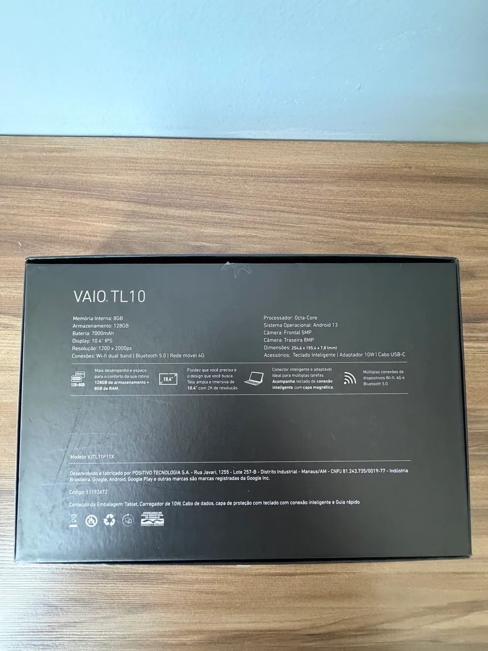  Tablet VAIO TL10 8GB RAM   ARMAZENAMENTO 128GB - Foto 4