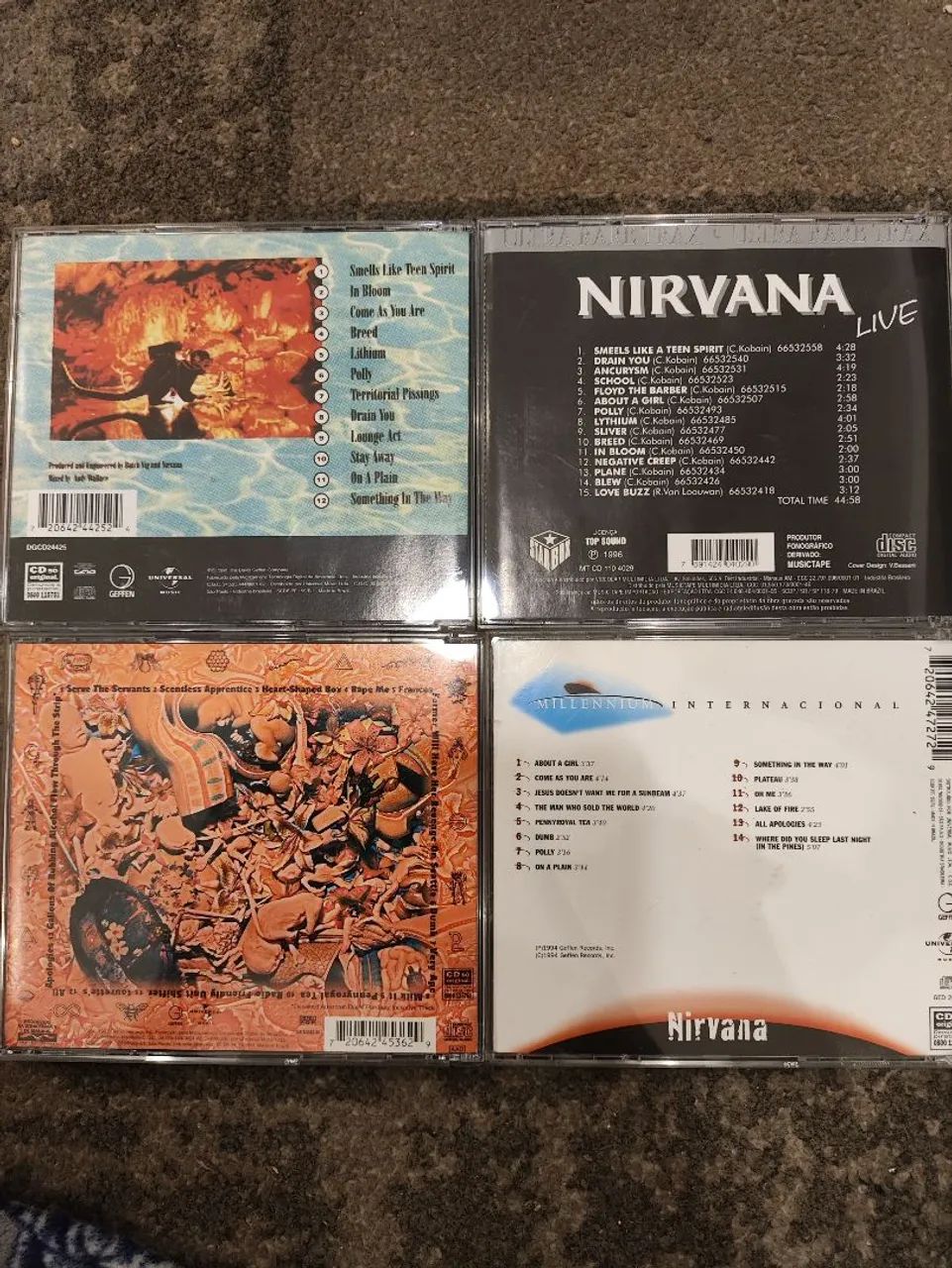 Lote de coleção com 4 CDs do Nirvana, todo em ótimo estado. - Foto 3