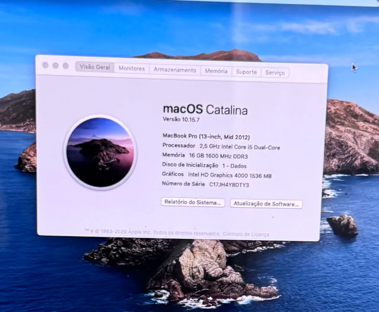 MacBook Pro Catalina 2012 - Foto 2
