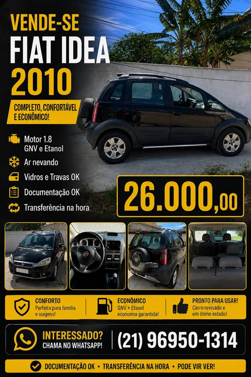 Fiat Idea Idea Adv./ Adv.LOCK.Dualogic 1.8 Flex 5p 2010