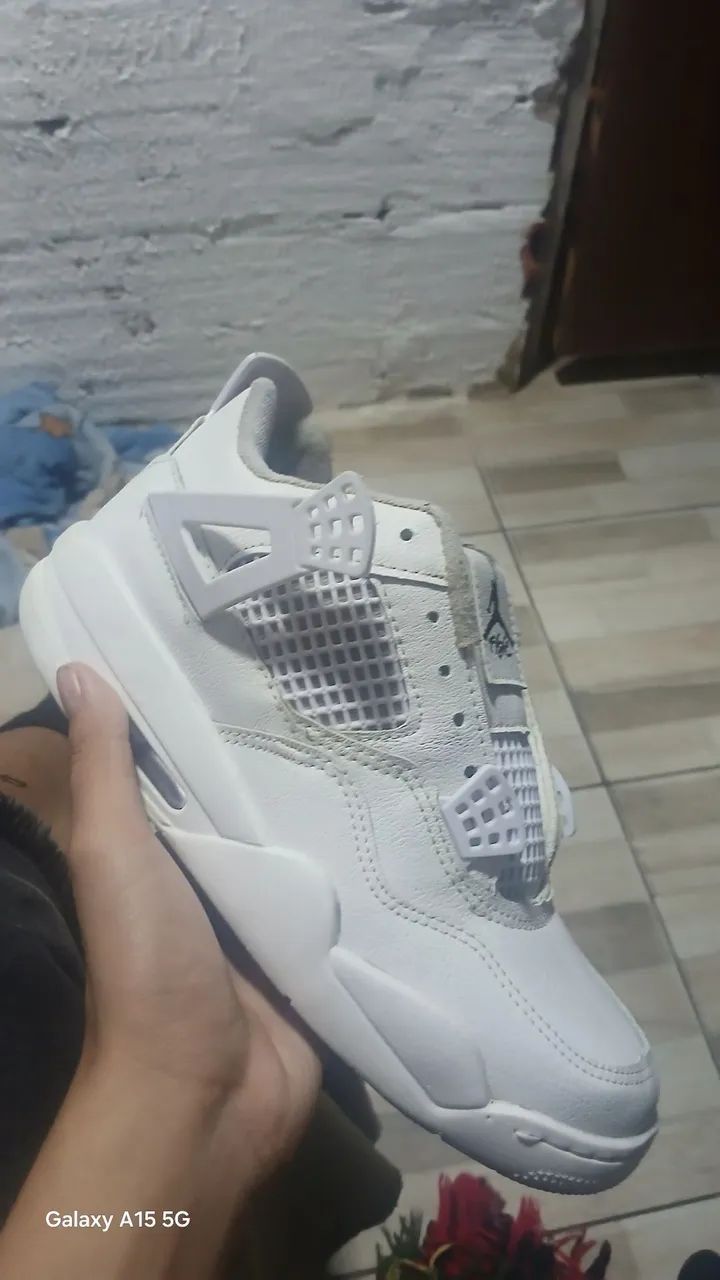 Jordan 4 branco  - Foto 2