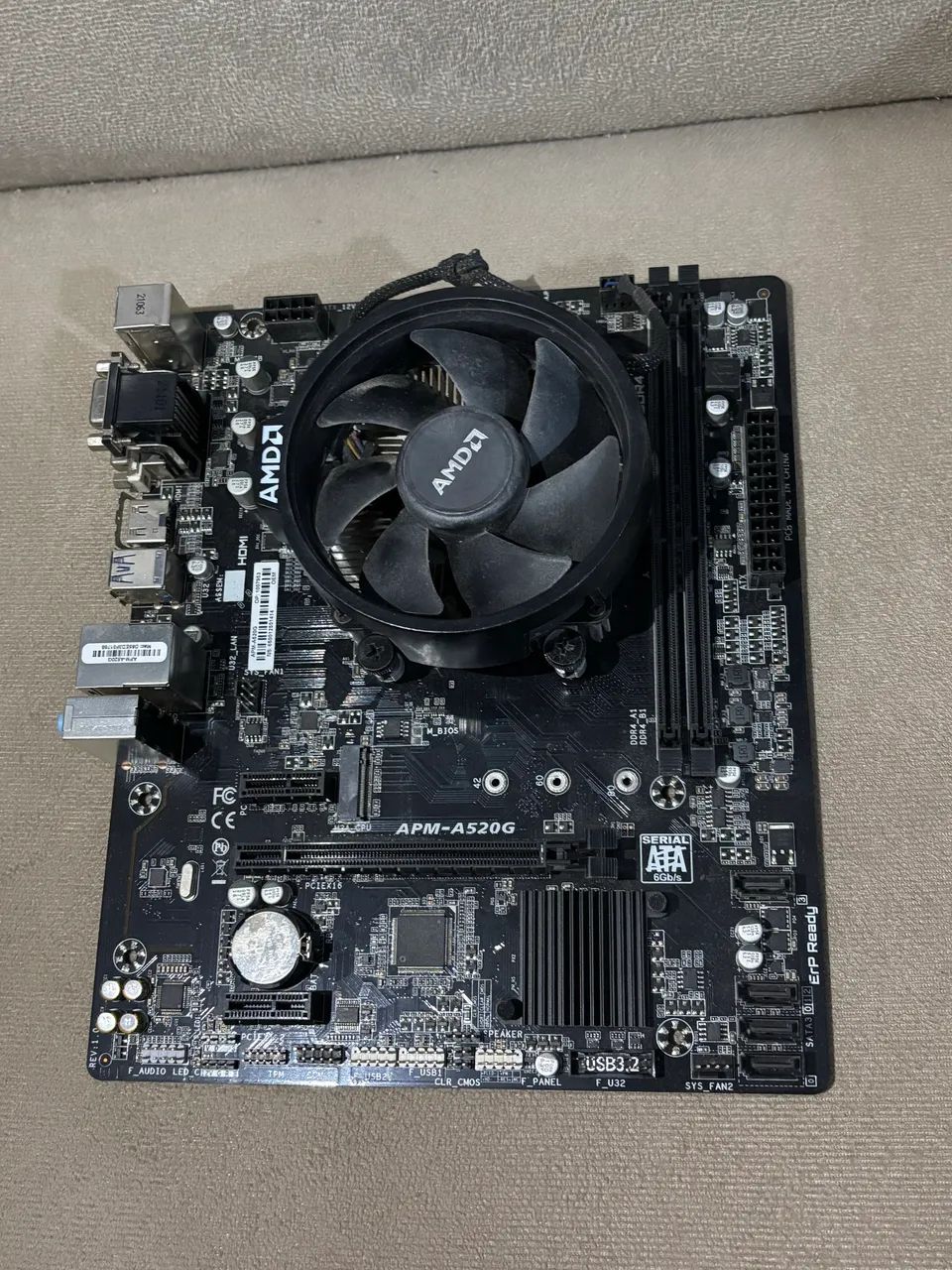 Ryzen 5 4600G + A520 Motherboard Kit – Integrated Graphics / Ready to Use