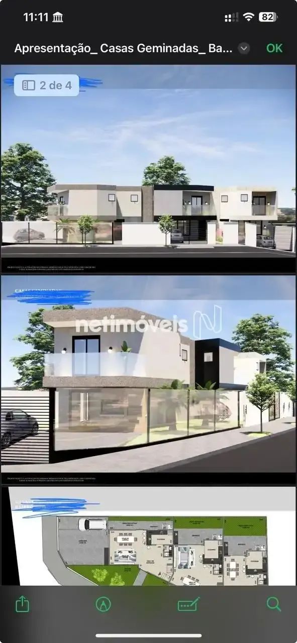 casa Geminada com 3 quartos e suite no Fernão Dias!!