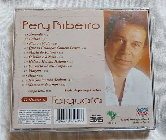 Cd Pery Ribeiro - Tributo A Taiguara - Excelente Estado - Foto 3