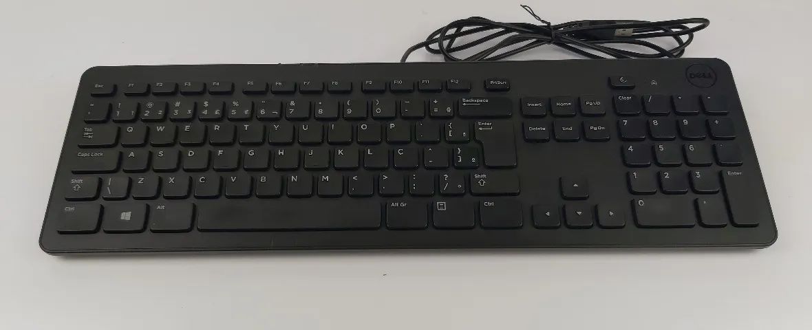 Teclado Dell USB com fio 0TY1YN + Mouse Dell USB com fio MS116 - Foto 4
