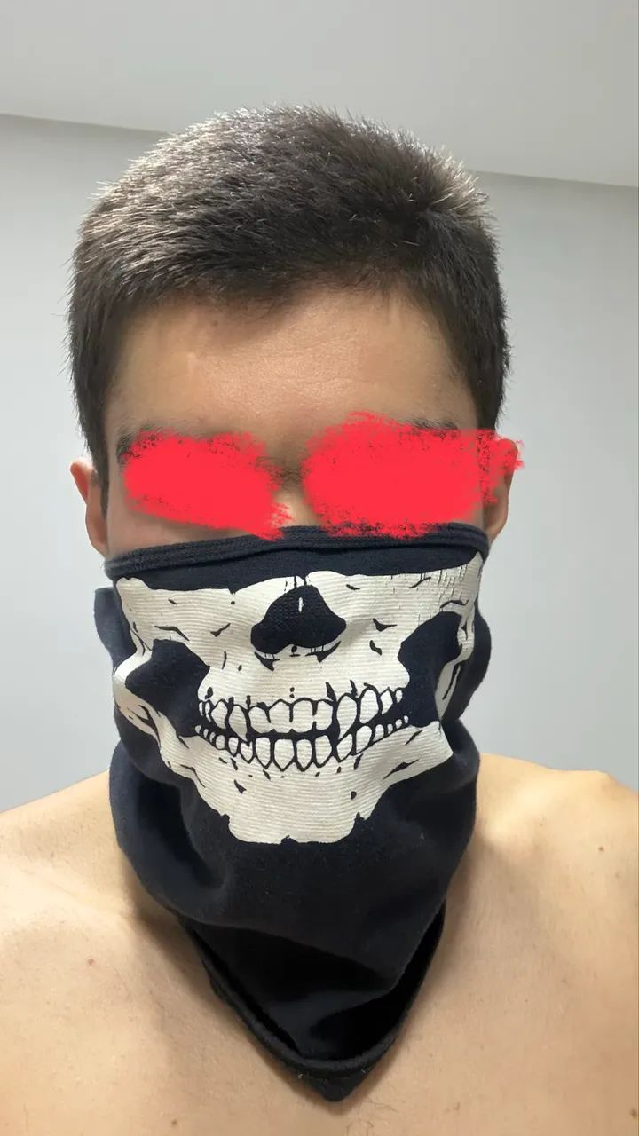 Balaclava caveira 